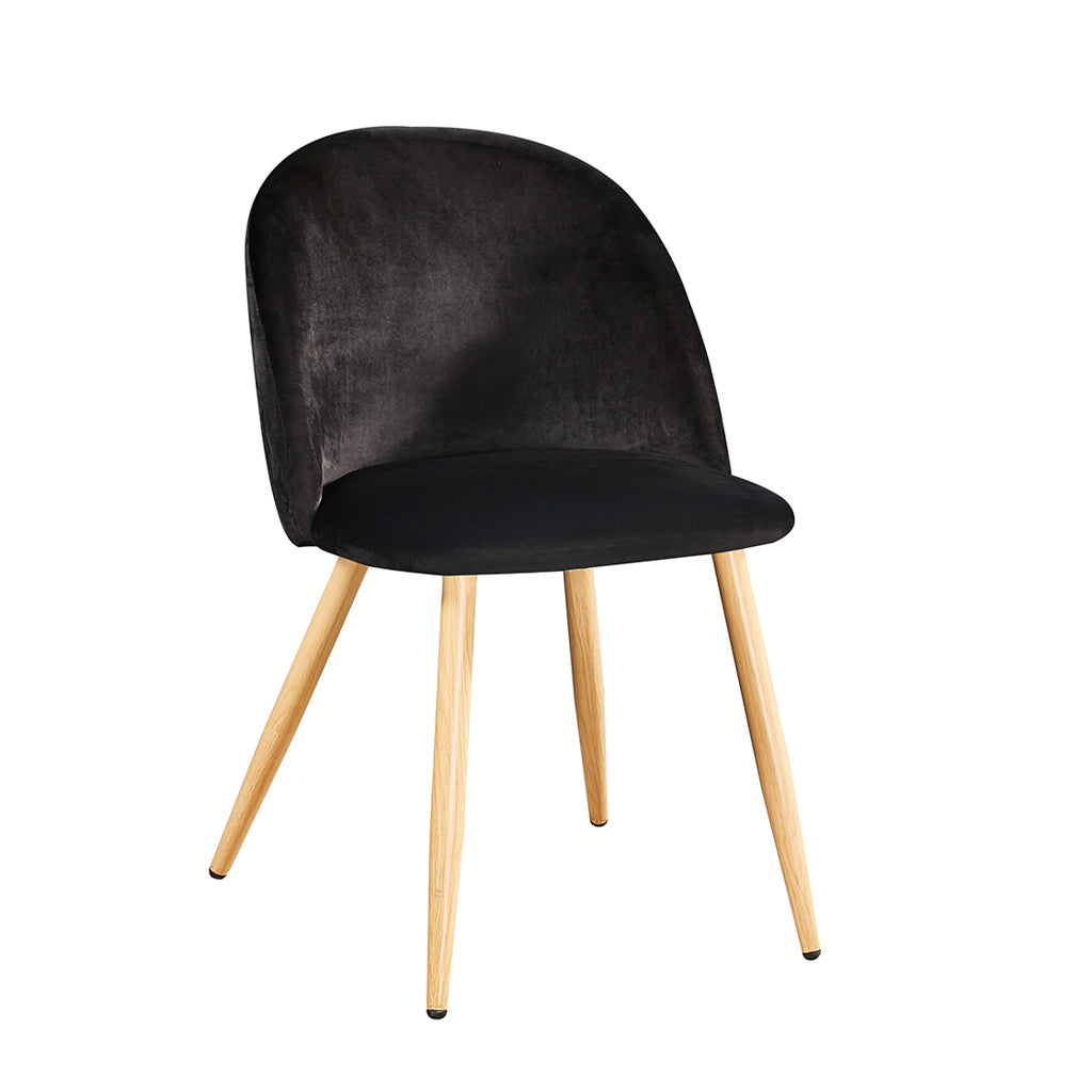 Harry Christian Home Valentine Black & Oak Dining Chair 
