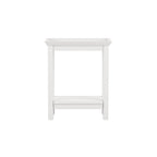 Harry Christian Home White Side Table