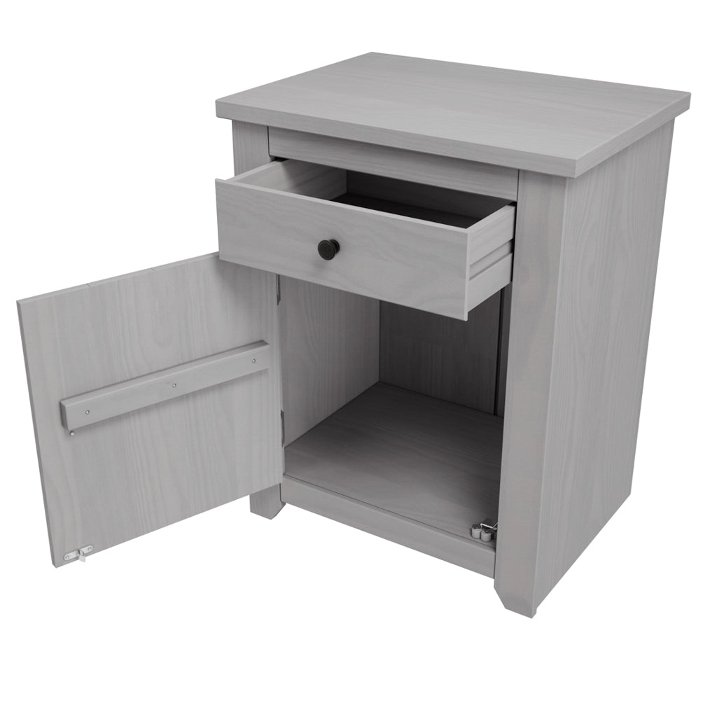 Grey Bedside Cabinet