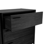 Black Wood Effect Chest Of Drawers