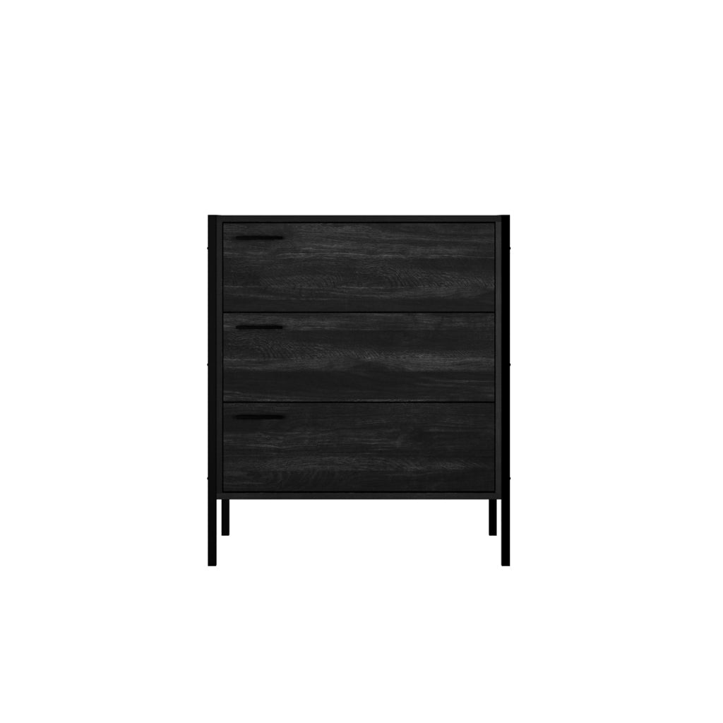 Black Wood Effect Chest Of Drawers
