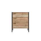 Distressed Oak Effect Chest Of Drawers