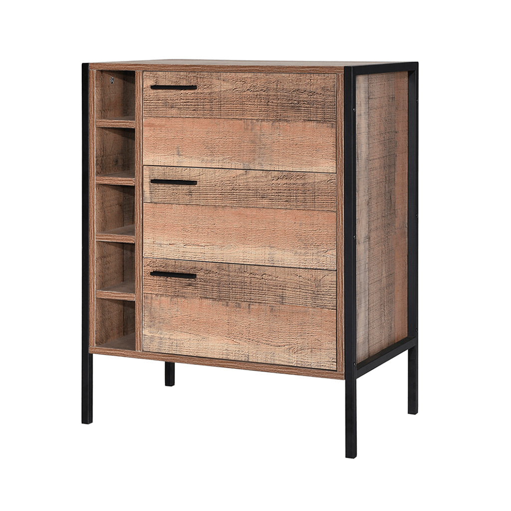 Industrial Style Wine Cabinet