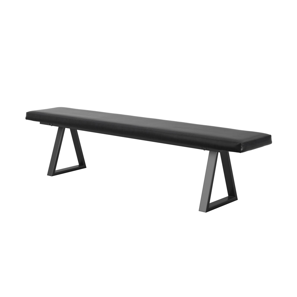 Hyde Natural and Black Dining Table with Hyde Benches Dining Set Deal