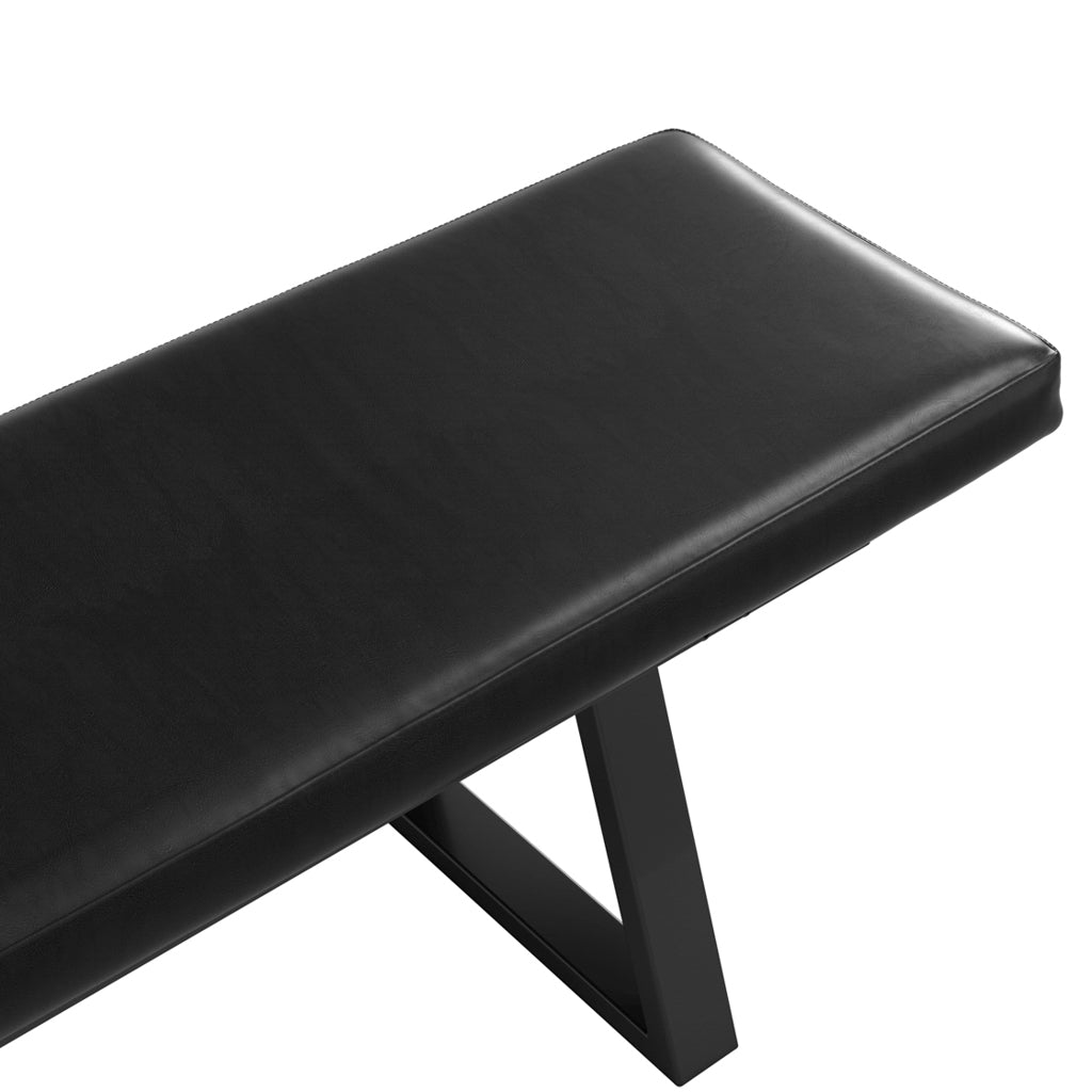 Hyde Natural and Black Dining Table with Hyde Benches Dining Set Deal