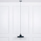 Factory Style Royal Blue Enamel Painted 36cm Pendant Light