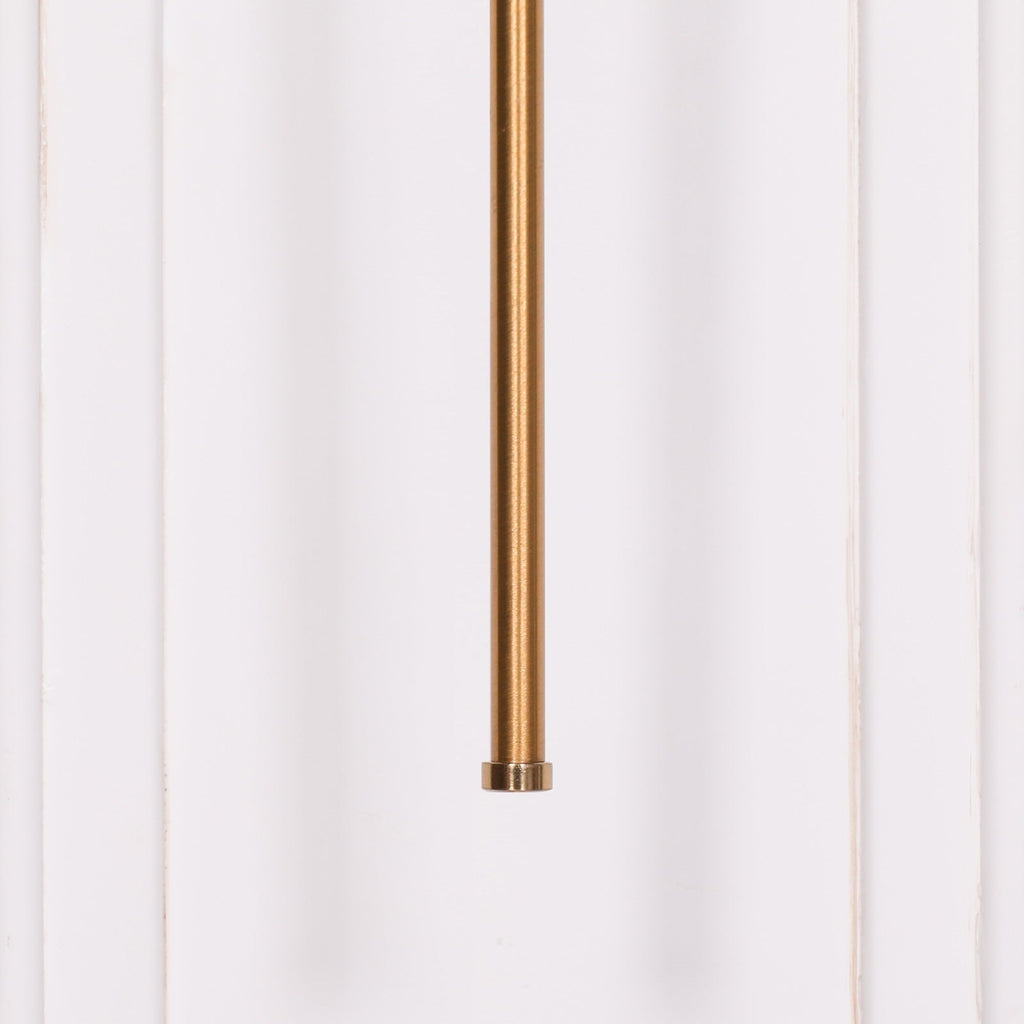 Gold Satin Deco Glass Ball Wall Light