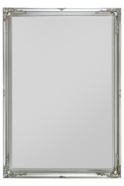 6.7 Foot Tall Extra Large Leaner Mirror in Silver