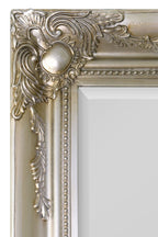 6.7 Foot Tall Extra Large Leaner Mirror in Silver