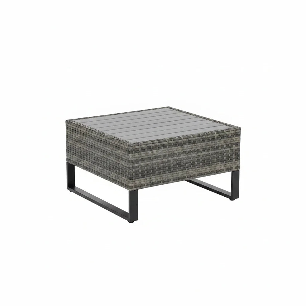 Premium Outdoor Rattan Large Corner Sofa With Central Corner Storage Box & Coffee Table Garden Set