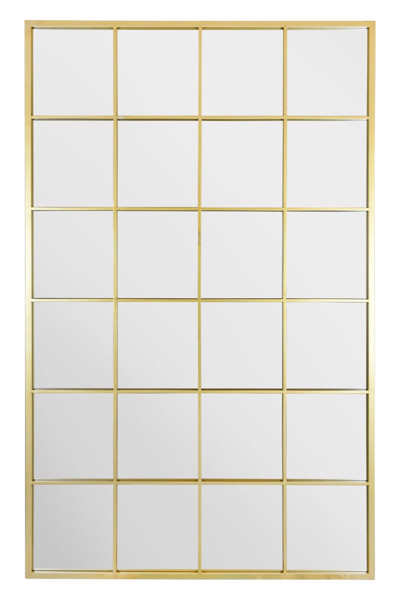 Gold Modern Window Leaner Mirror / Wall Mirror