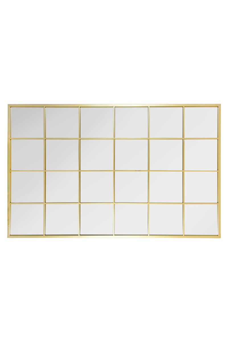 Gold Modern Window Leaner Mirror / Wall Mirror