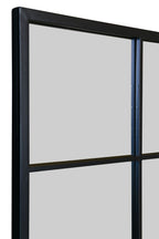 Black Modern Window Leaner Mirror / Wall Mirror
