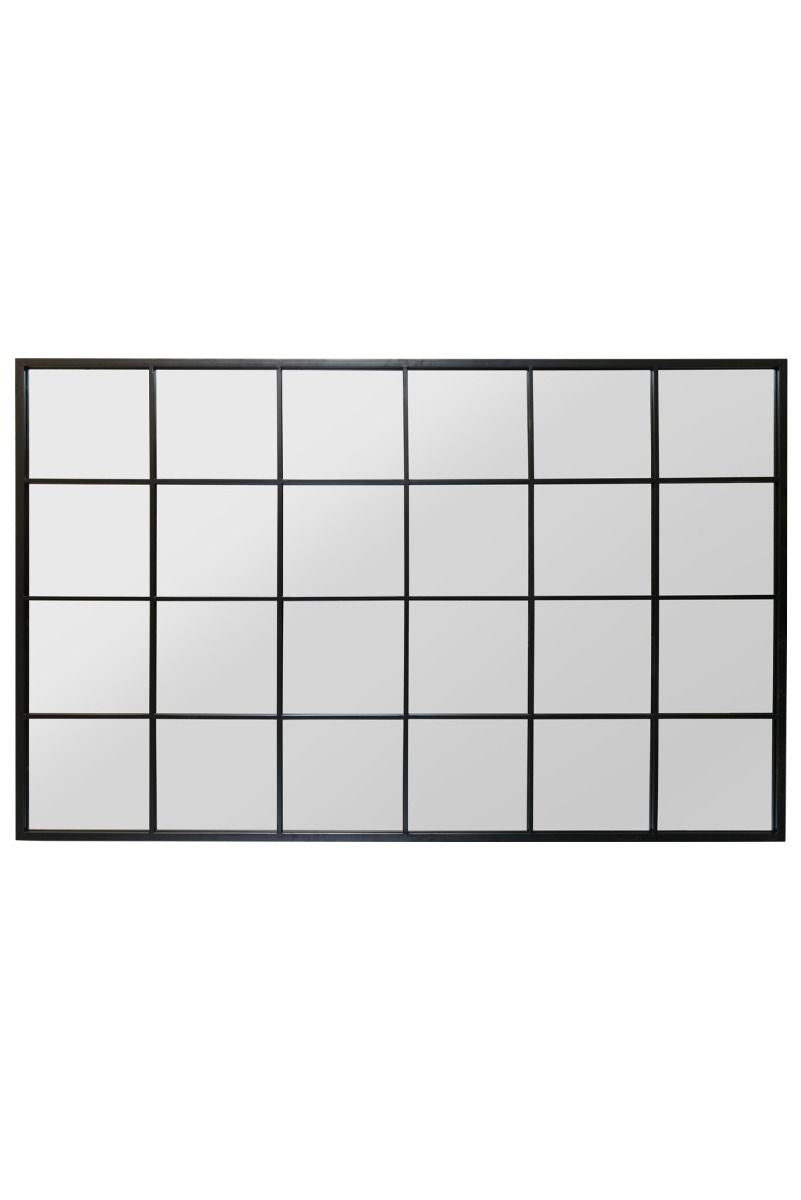 Black Modern Window Leaner Mirror / Wall Mirror