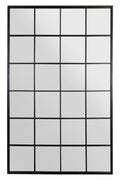 Black Modern Window Leaner Mirror / Wall Mirror