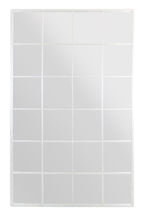 White Modern Window Leaner Mirror / Wall Mirror