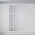 White Modern Window Leaner Mirror / Wall Mirror
