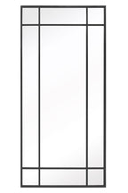 Black Contemporary Wall and Leaner Mirror