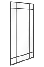 Black Contemporary Wall and Leaner Mirror