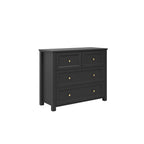 Shaker Style Bedroom Furniture Set in Black