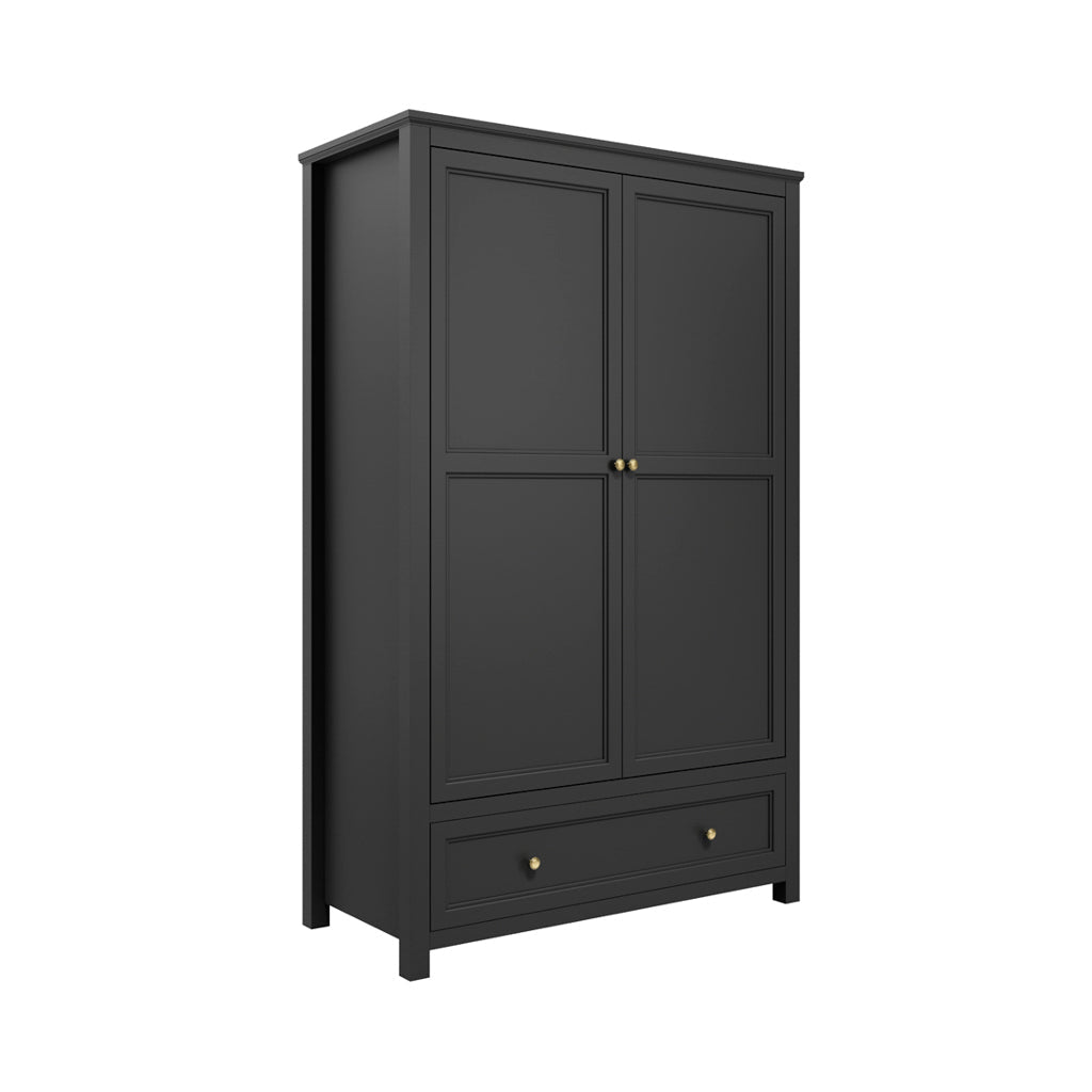 Shaker Style Bedroom Furniture Set in Black