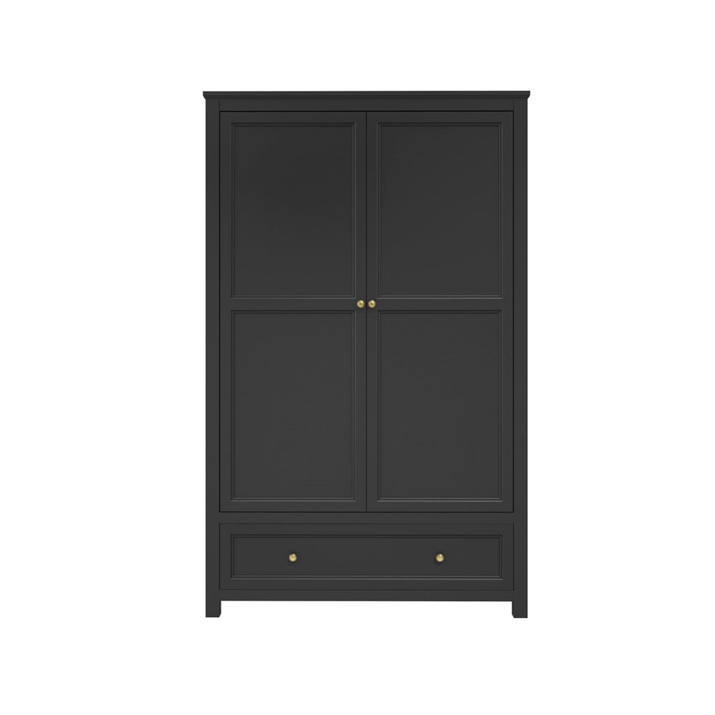 Shaker Style Bedroom Furniture Set in Black