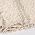 Ivory Pebble Wool Border Rug 170x120cm
