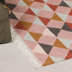 Diamond Design Multi Colour Rug 170x120cm
