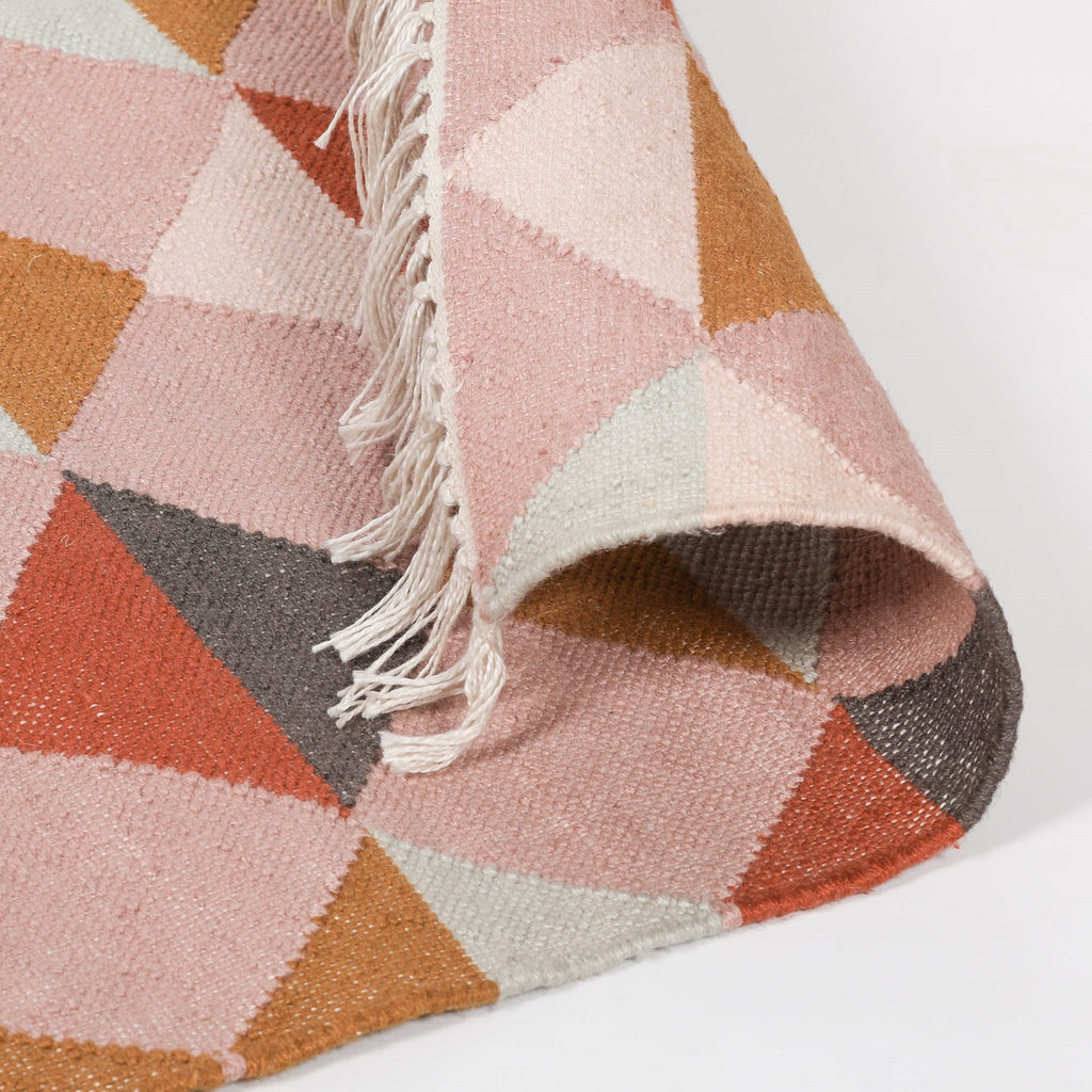 Diamond Design Multi Colour Rug 170x120cm