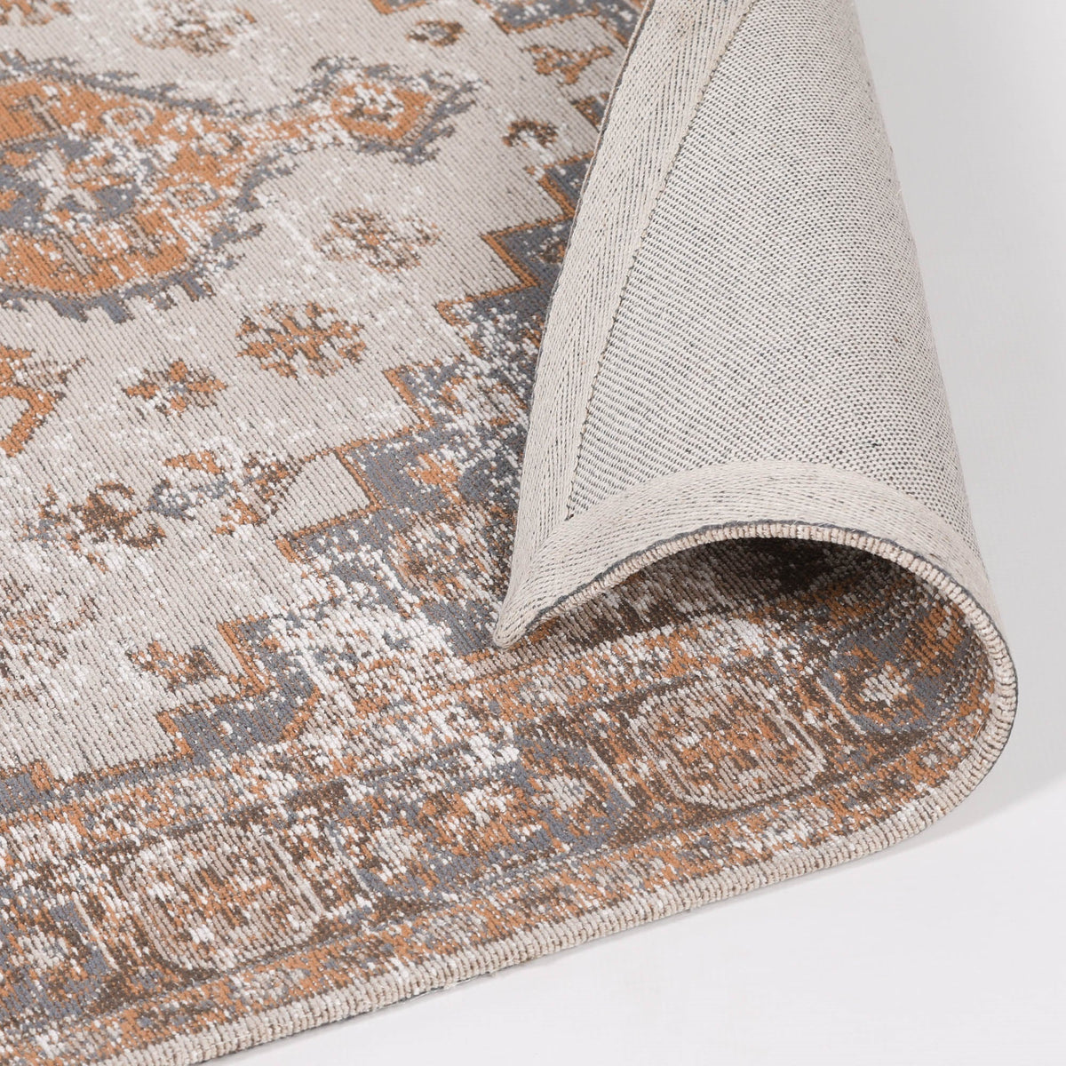 Brown Chenille Rug 170x120cm