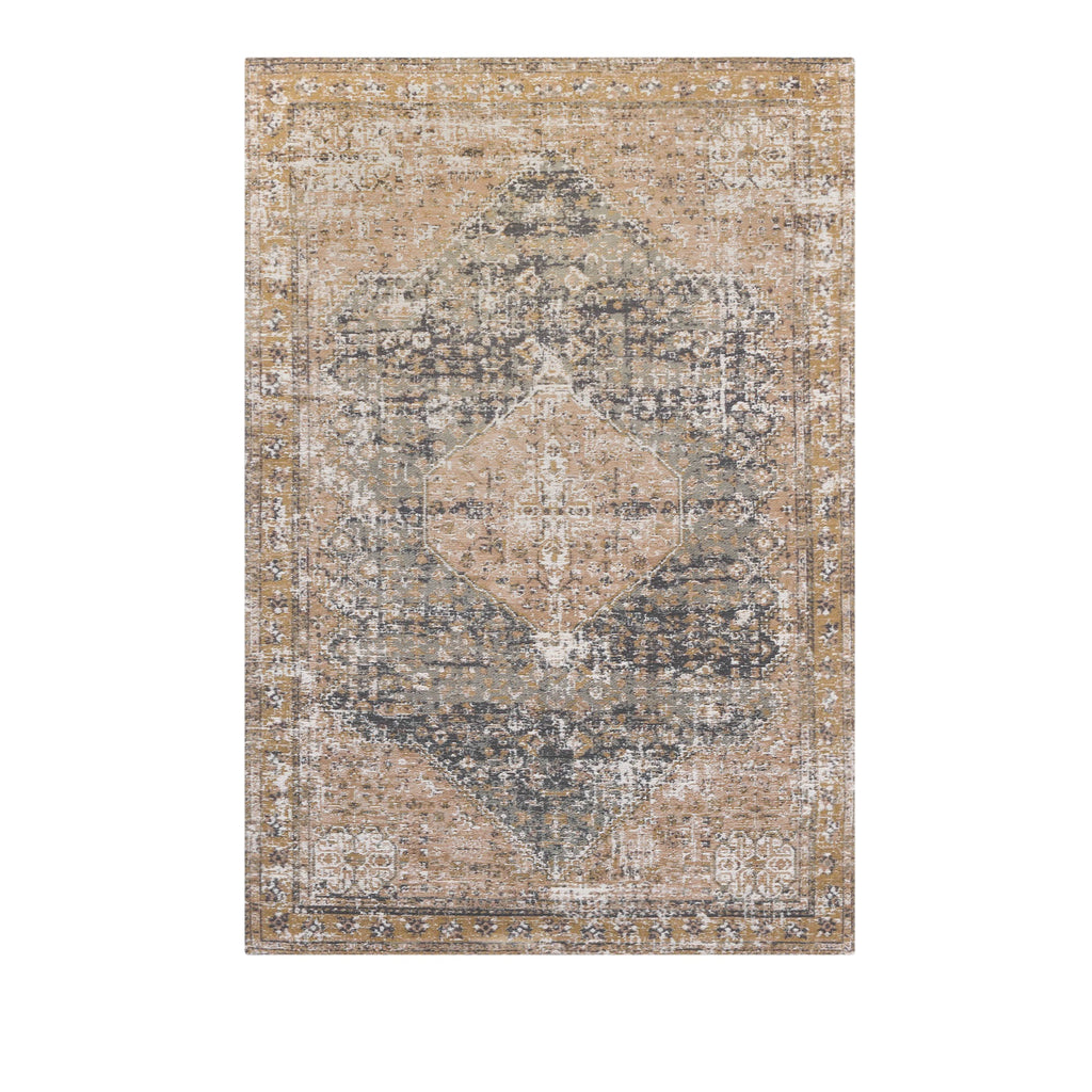Marine Pink Chenille Washed Rug 230x160cm