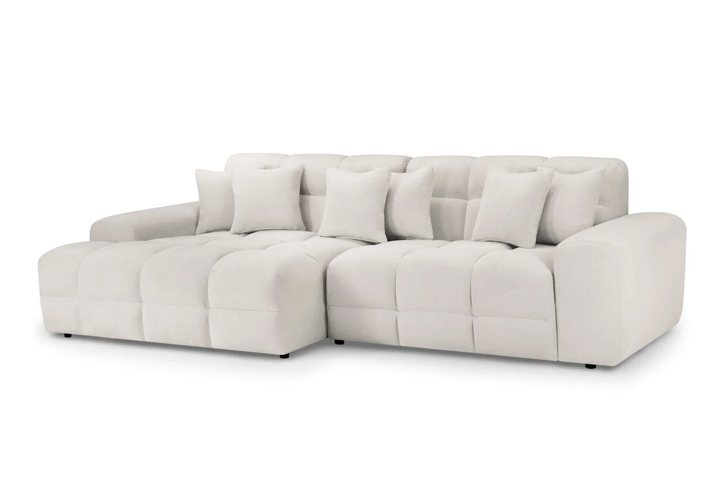Jacob Left Hand Corner Sofa In Beige