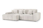 Jacob Left Hand Corner Sofa In Beige