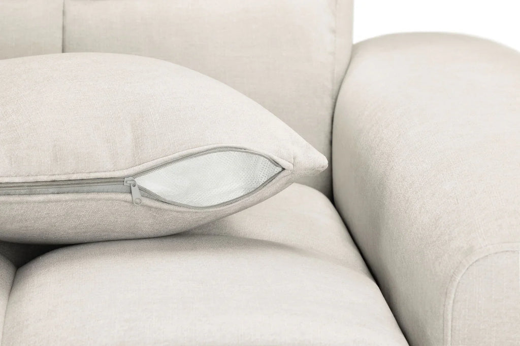 Jacob Right Hand Corner Sofa In Beige