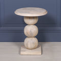 Blanchie Wooden Stacked Ball Side Occasional Table