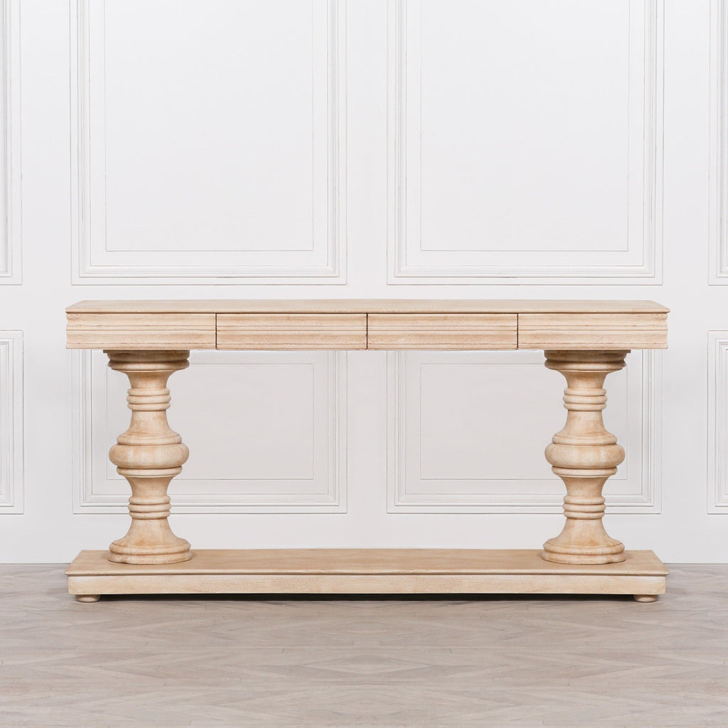180cm Wooden Console Table with Drawers