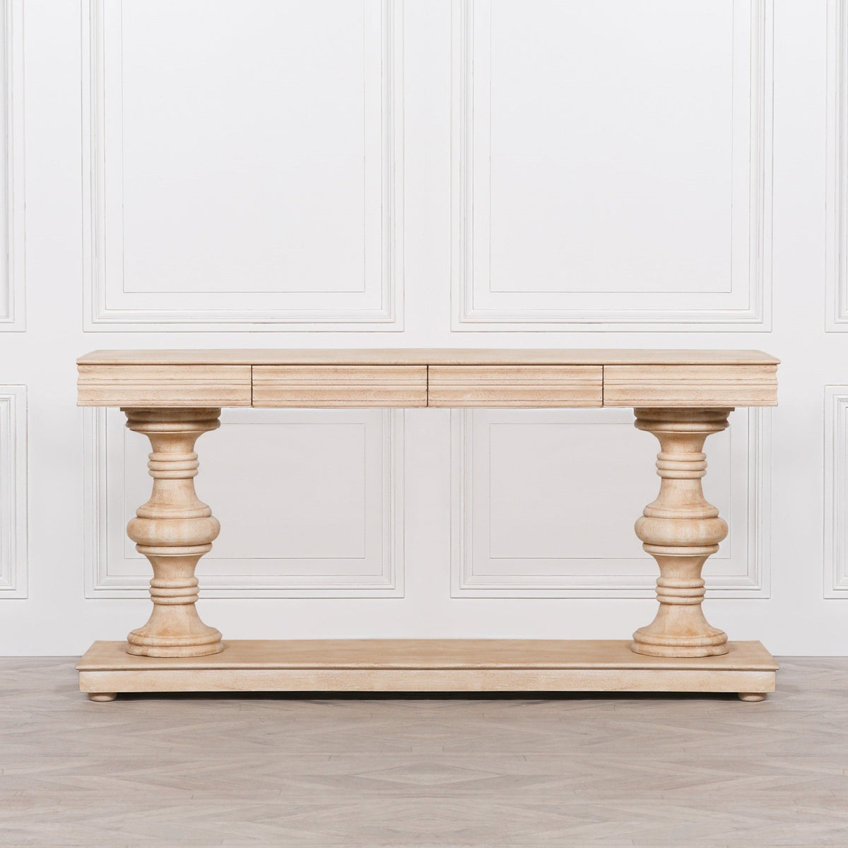 180cm Wooden Console Table with Drawers