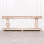 Wooden Console Table with Drawers