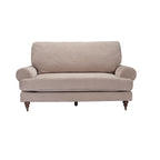 Kent Charcoal Stripe 2 Seater Sofa