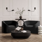 Modern Black Tiered Coffee table