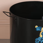 Black Painted Large Iron Heavy Duty Log Bucket