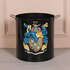Black Painted Large Iron Heavy Duty Log Bucket