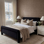 Leonnie Black King Bed