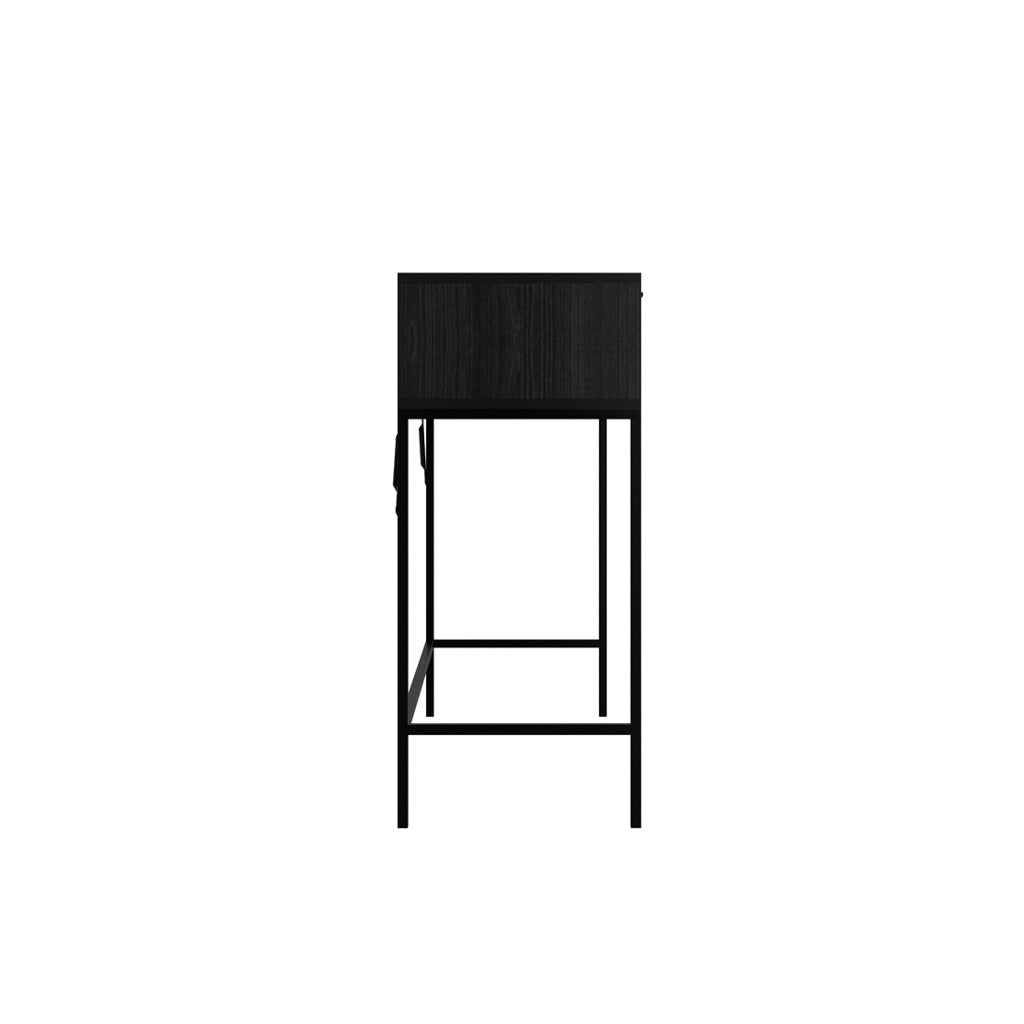 Black Industrial Style Console Table