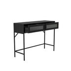 Black Industrial Style Console Table