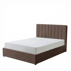 Double Ottoman Storage Bed with Memory Foam Mattress (5 COLOUR CHOICES)