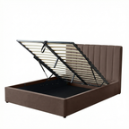 Double Ottoman Storage Bed with Memory Foam Mattress (5 COLOUR CHOICES)