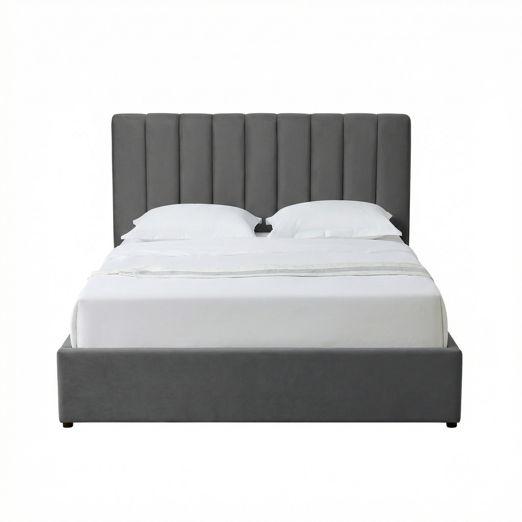 Double Ottoman Storage Bed with Memory Foam Mattress (5 COLOUR CHOICES)