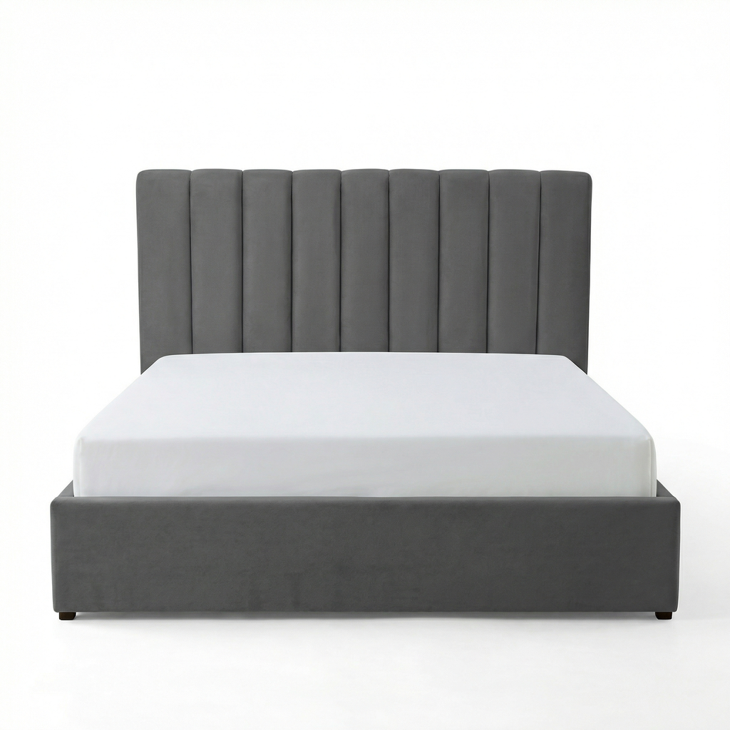 Double Ottoman Storage Bed with Memory Foam Mattress (5 COLOUR CHOICES)