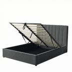 Double Ottoman Storage Bed with Memory Foam Mattress (5 COLOUR CHOICES)